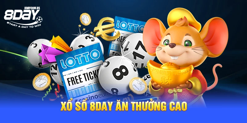 Xổ số 8day ăn thưởng cao