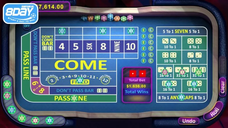 Đa dạng cửa cược hấp dẫn khi chơi xúc xắc tại 8Day