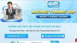 Đăng nhập tài khoản 8Day với nhiều ưu đãi hấp dẫn