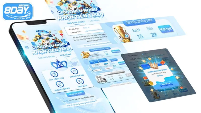 Đăng nhập tài khoản cá cược 8Day không bị chặn